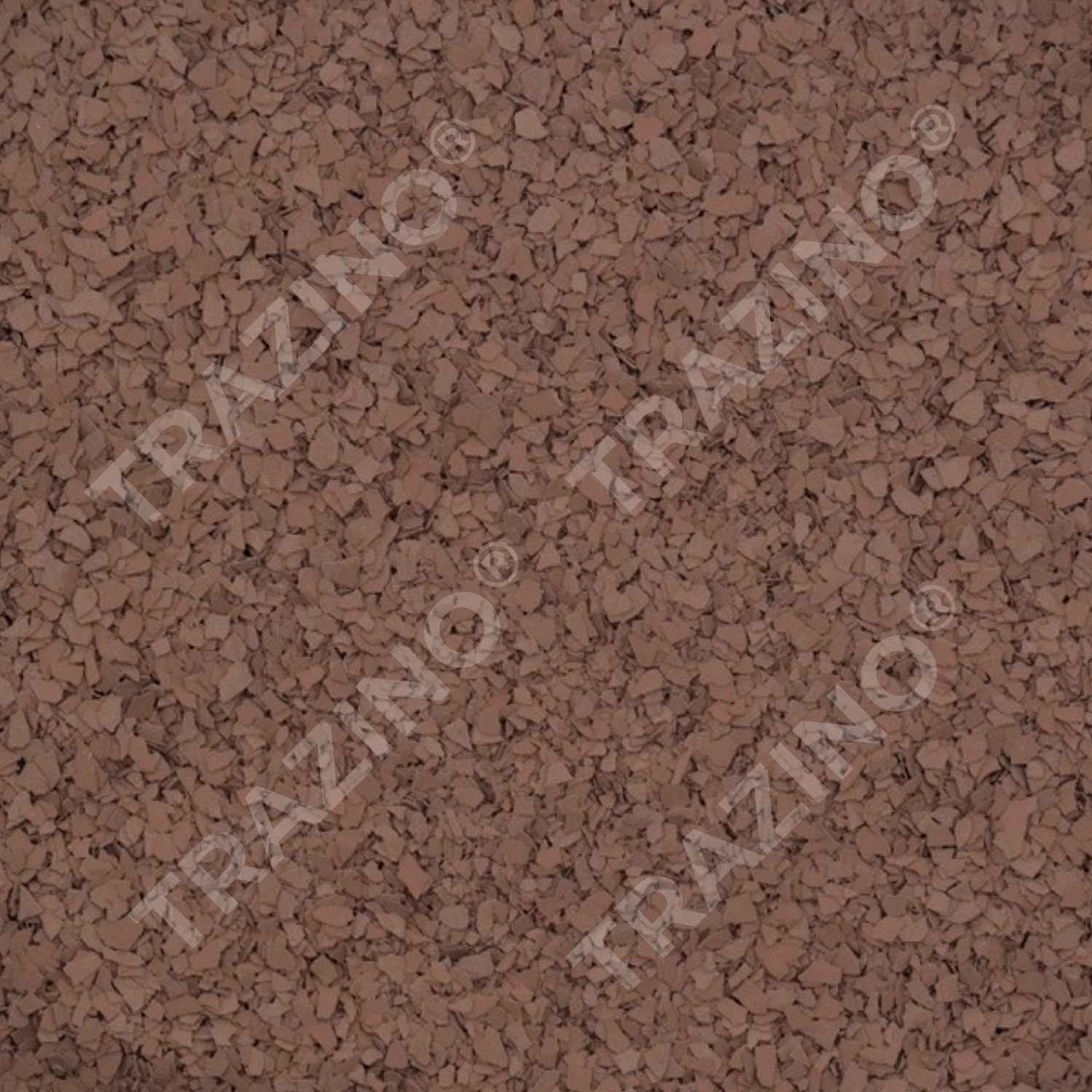 Trazino® Farbchips in Havannabraun zum Einstreuen für Beschichtungen Trazino® Farbchips in Havannabraun zum Einstreuen für Beschichtungen